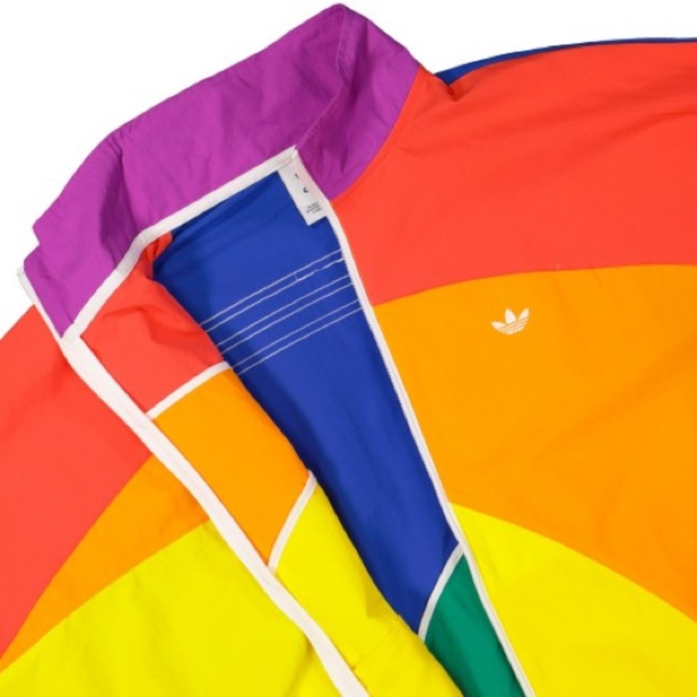 NWT Adidas rainbow pride off center jacket - Picture 5 of 12